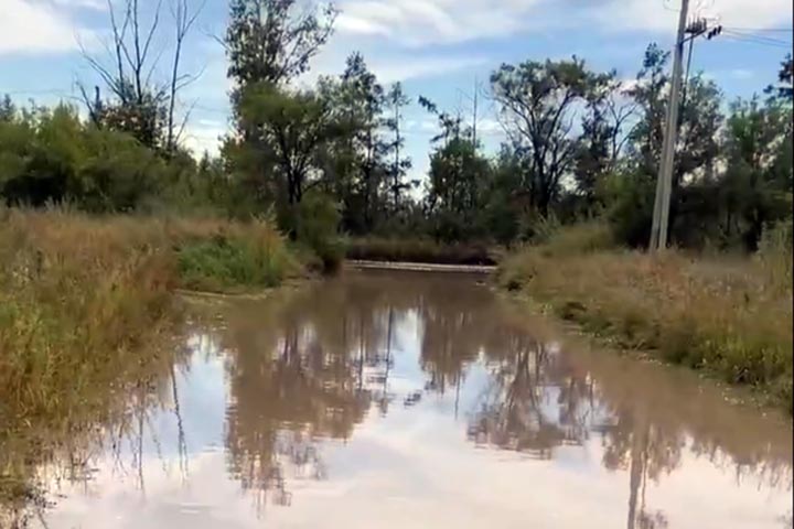 В беде с Ежевичной улицей в Зеленом поможет ливневая система